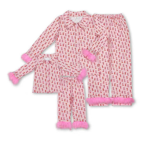 RTS toddler clothes matching boost print clothing  mama kids  clothes-2025.9.17