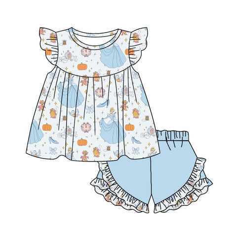 Order Deadline:3rd Apr. Split order toddler clothes princess girl  summer set
