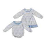 RTS kids matching clothing pumpkin print clothing girl fall winter clothing-2025.8.12