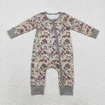 LR1451 Bamboo baby boy clothes camouflage toddler boy  winter romper