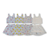 RTS Matching  toddler clothes baseball print set girls summer yoga clothing-2026.5.5