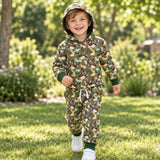 BLP1543  toddler boy clothes mallard print boy fall hoodies outfits