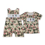 RTS kids matching clothing embroidery cross print clothing boy easter clothing-2025.12.17