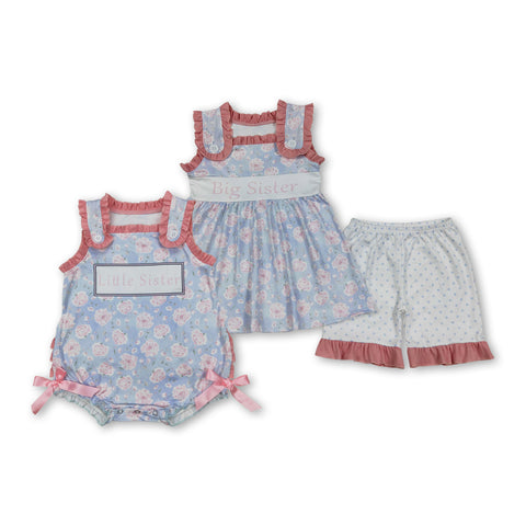 RTS kids matching clothing sister print clothing girl summer clothing-2025.7.2