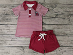 Order Deadline:12th Apr. Split order baby boy clothes state boy summer shorts set 2