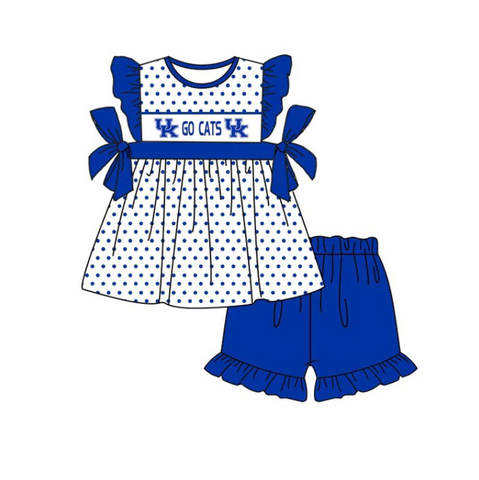 Order Deadline:30th Apr.. Split order baby girl clothes  state girl summer shorts set 5