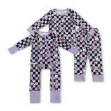 RTS kids matching clothing ghost bat print clothing girl halloween winter clothing-2025.9.8