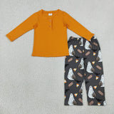 Matching Halloween ghost long sleeve clothing
