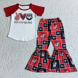 RTS kids clothes state dog kids pants set matching clothes