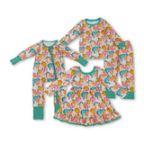 RTS kids matching clothing pumpkin print clothing girl fall winter clothing-2025.9.8