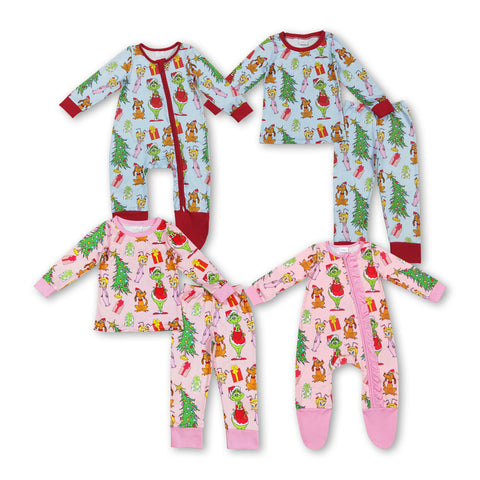 RTS kids matching clothing cartoon print clothing kids christmas clothing-2025.9.5