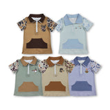 RTS toddler clothes matching clothing hunting print baby top kids summer clothing-2025.12.29
