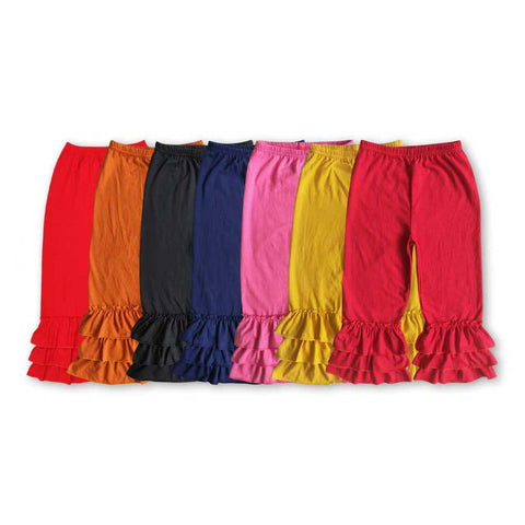 RTS toddler clothes matching clothing solid color print girls kids winter pant-2025.9.8