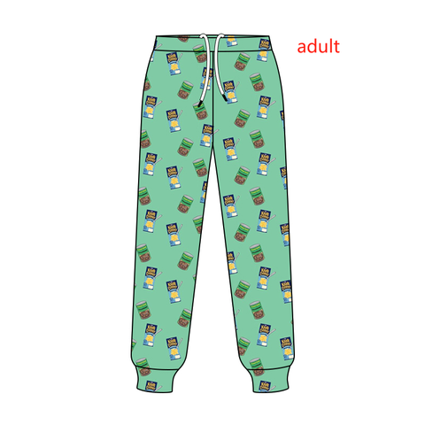 Order Deadline:28th Nov. Split order adult clothes  green adult men pajamas pant