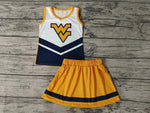 Custom order MOQ:3pcs each design state cheerleading uniforms girl summer skirt set 28