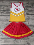 Custom order MOQ:3pcs each design state cheerleading uniforms girl summer skirt set 37