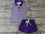 Order Deadline:5th Apr. Split order baby boy clothes boy state summer shorts set