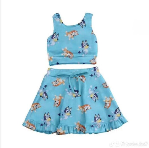 Split Order Deadline:7th June Split order baby girl clothes girl summer skirt set 2