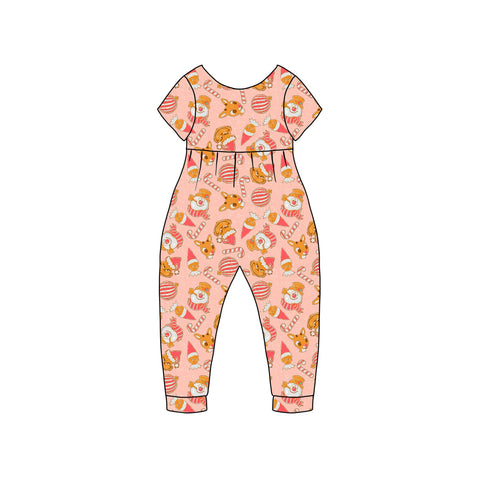 Order Deadline:15th Oct. Split order baby girl clothes cartoon girl summer jumpsuit