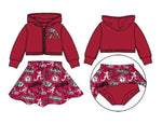 Order Deadline:17th Oct. Split order baby girl clothes state hoodies girl winter outfit 4