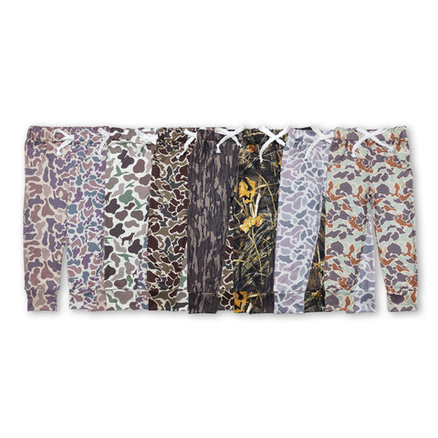 RTS toddler clothes matching clothing camo print boy kids winter pant-2025.7.23