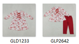 RTS kids matching clothing santa print clothing girl christmas winter clothing-2025.10.11