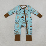Matching Baby boys cowboy blue clothing
