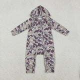 RTS kids matching clothing camo print clothing baby winter romper-2025.12.9