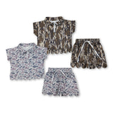 RTS Matching Clothing toddler clothes camo print set girls summer clothing-2026.6.1