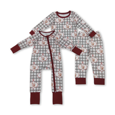 RTS kids matching clothing turkey print clothing girl winter clothing-2025.10.11
