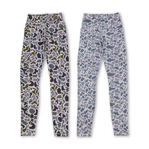 RTS adult clothes matching camo print clothing adult women yoga pant-2025.11.26