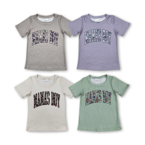 RTS toddler clothes matching clothing boys camo top kids summer clothing