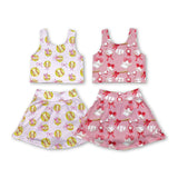 RTS toddler clothes matching clothing balls kids summer yoga clothing