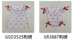 RTS Matching kids clothing embroidery flag print clothing girl 4th of July summer clothing-2026.3.13