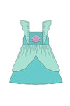 Order Deadline:6th Apr. Split order baby girl clothes scallop girl summer dress