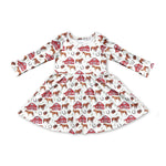 Order Deadline: 26th Nov. Split order baby girl clothes farm life girl winter dress