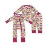 RTS kids matching clothing bows print clothing girl winter clothing-2025.9.13
