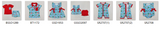 RTS kids matching clothing fish red kids summer matching clothes