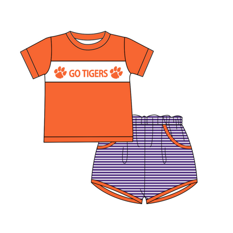 Order Deadline:26th Apr. Split order baby boy clothes state boy summer shorts set