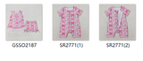 RTS girl clothes pink bow girl matching clothes