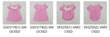 RTS kids matching clothing embroidery smock cross print clothing girl easter summer clothing-2026.1.14