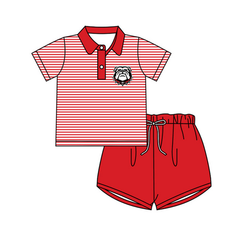 Order Deadline:14th Mar. Split order baby boy clothes state boy summer shorts set