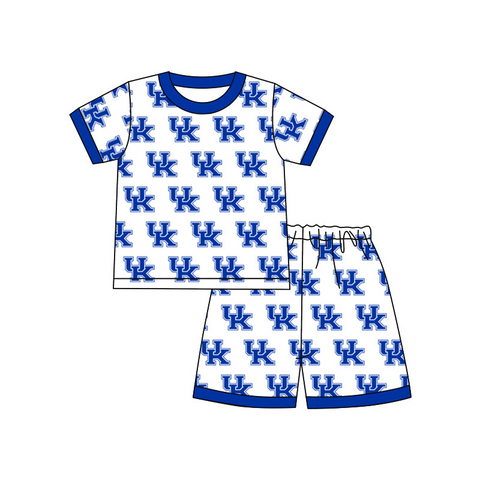 Order Deadline:15th Mar. Split order baby boy clothes state boy summer shorts set