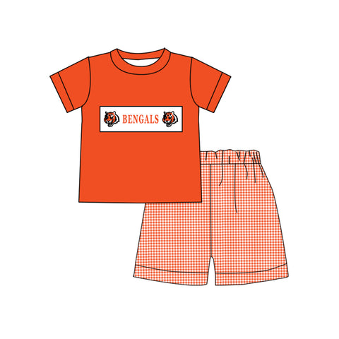 Order Deadline:12th Apr. Split order baby boy clothes state boy summer shorts set 3