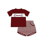 Order Deadline:30th June Split order baby boy clothes state boy summer shorts set