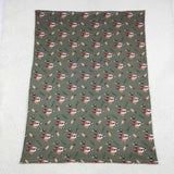 RTS BL0287 baby duck print green blanket