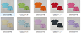 RTS Matching  toddler clothes solid color scallop  print set girls summer clothing-2026.4.2