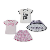 RTS kids clothes ghost girls halloween matching clothes winter set-2025.9.5