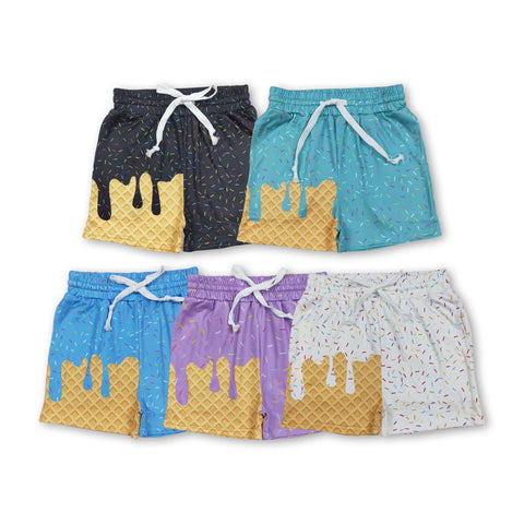 RTS toddler clothes matching clothing ice cream shorts baby summer clothes-2025.8.6