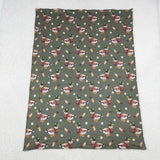 RTS BL0283 baby duck print green blanket